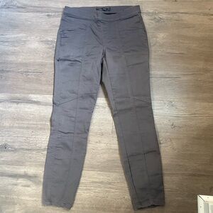 prAna Jordy Jegging Gray Pull-On Pants Organic Cotton Blend Size 6 Regular